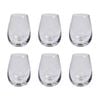 Grand Cru 6 Piece Stemless Wine Glass Set 470ml White Alex Liddy