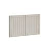 Kaboodle 800mm Provincial White Country Farmhouse Sink Doors - 2 Pack