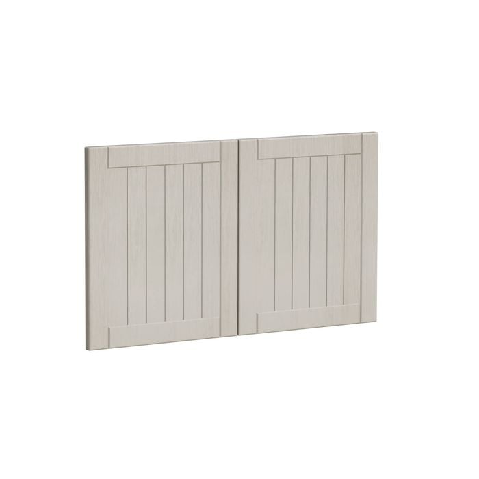 Kaboodle 800mm Provincial White Country Farmhouse Sink Doors - 2 Pack
