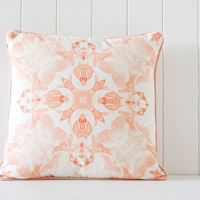 Rayell Indoor Square Cushion Illusion Orange 45x45cm