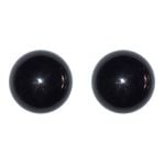 2PK Formula Sports 2" Size Resin Plain Black Billiard Ball