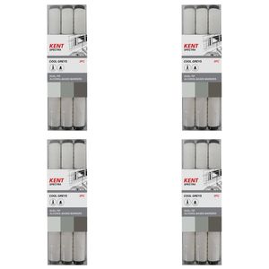 4x 3pc Kent Spectra Graphic Markers Brush Chisel Nib Drawing/design Cool Gre