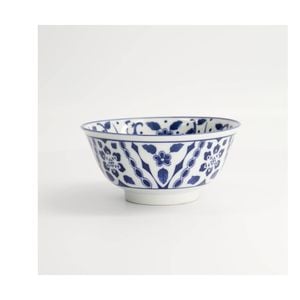 Tokyo Design Tayo Bowl Maizuru Blue Porcelain Microwave Dishwasher Safe 15x7cm