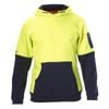 Hard Yakka Yellow/Navy Hi Vis Hoodie - Size M