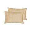 Ecology Solaris Pillowcase Pair Size 73 x 48cm Blush/Lemon Bedding