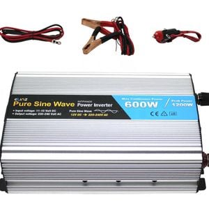 Elinz 600W/1200W Pure Sine Wave Power Inverter 12V-240V AUS Plug Car Boat Caravan