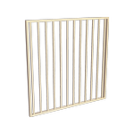 ProtectorAl 800 - 1200 x 1200mm Primrose Aluminium Flat Top Pool Gate With Square Pickets