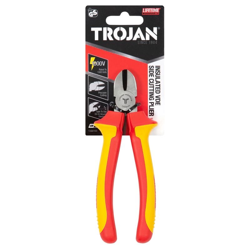 Trojan 160mm VDE Side Cutting Plier