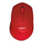 Logitech M331 Silent Plus Mouse RF Wireless Optical 1000 DPI - Red [910-004916]