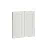 Kaboodle 600mm Sesame Salt Alpine Rangehood Doors - 2 Pack