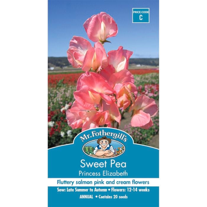 Mr Fothergill's Sweet Pea Princess Elizabeth Seeds