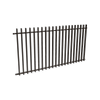 ProtectorAl 2400 x 1200mm Black Aluminium Radiator Pool Fence Panel
