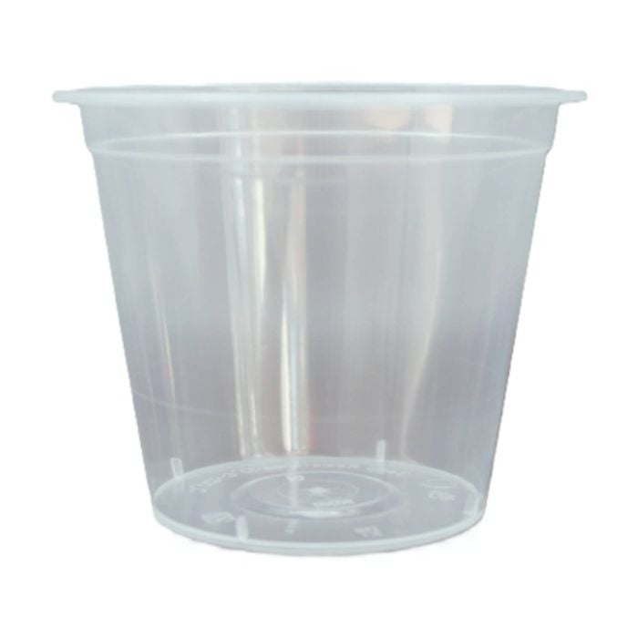 10x 25pc Partyware Reusable Frosted Plastic Cups Set 275ml Clear