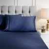 Sheraton Luxury Maison Bamboo/Cotton Sheet Set Single Deep Blue