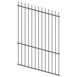 ProtectorAl 0350-1200mm x 1800mm Monument Picket Top Pool Fence Panel Raked Up to 15º