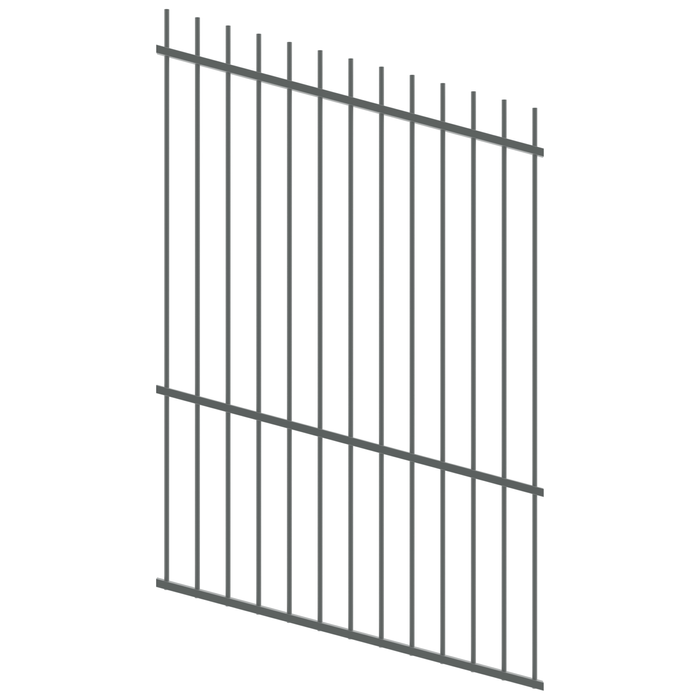 ProtectorAl 0350-1200mm x 1800mm Monument Picket Top Pool Fence Panel Raked Up to 15º