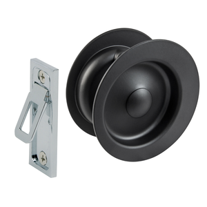 Schlage™ Matte Black Round Passage Cavity Slider