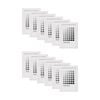 12PK Braz Venice Image Photo Document Display Frame 10x15cm White