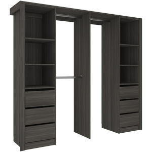 Lugna 2100 - 2400mm Storm Package 6 Built in Wardrobe Package