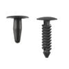 Pinnacle Black Nylon Assorted Trim Clips - 4 Pack