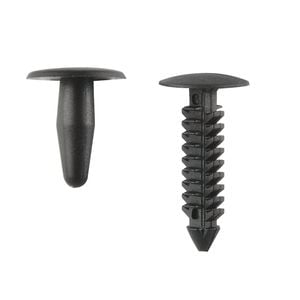 Pinnacle Black Nylon Assorted Trim Clips - 4 Pack