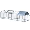 YES4PETS 4M Large Outdoor Chicken Coop Pet Cage Cat Run Rabbit Guinea Pig Hen Poultry Enclosure