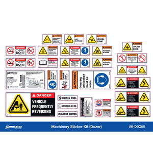 Pinnacle Machinery Dozer Sticker Kit