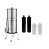 Orku 23L Gravity Benchtop Water Filter System with Gauge - Stainless Steel