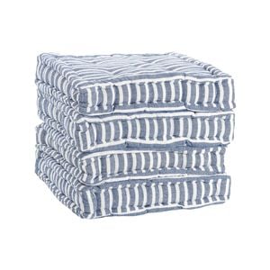 Nicola Spring Garden Chair Seat Cushions - 40cm x 40cm - Pack of 4