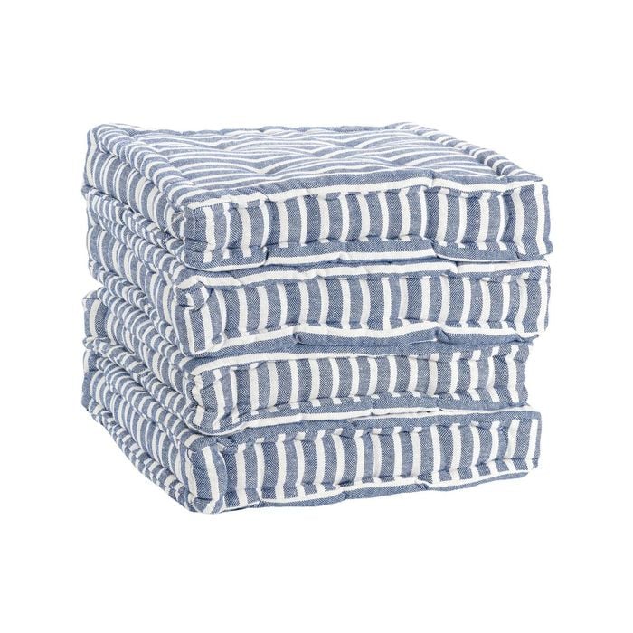 Nicola Spring Garden Chair Seat Cushions - 40cm x 40cm - Pack of 4