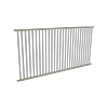 ProtectorAl 2400 x 1200mm Pale Eucalypt Aluminium Flat Top Pool Fence Panel