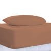 The Lighthouse Washed Cotton Combo Bedding Set With Pillowcase Double Clay