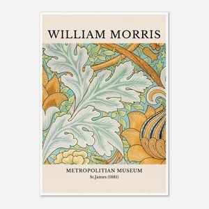 Galrie Stunning William Morris Print Metropolitan Museum St. James 1881 Artwork For Home, Poster Only, A0 84 x 119cm (33x47inch)