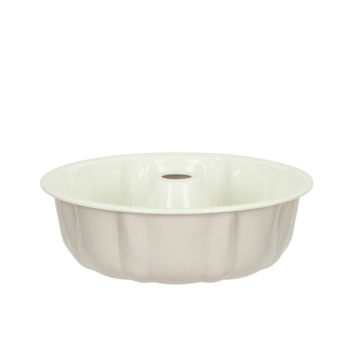 Davis & Waddell Daylesford Enamel Bundt Pan Cream 26x26x9cm