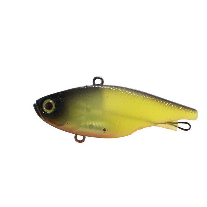 Jackall Mask Vibe 60HM Soft Plastic Fishing Lure Black Chartreuse