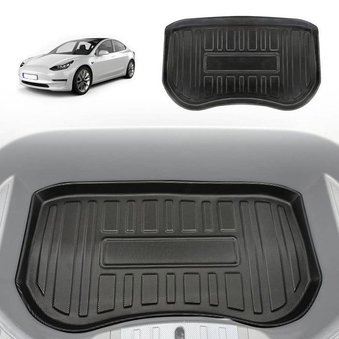 AUSGO FRONT Boot Liner for Tesla Model 3 2021-2023 Cargo Trunk Mat Boot Mat