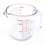 Cuisena 300ml Plastic Measuring Jug Baking/Kitchen - Clear