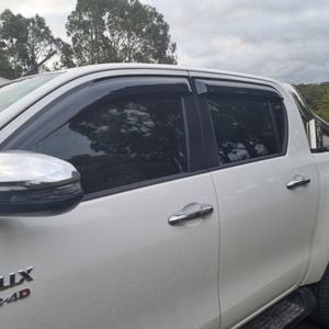 Revo Style Weathershields For Toyota Hilux 2015-2024 Excluding Thick Mirror Base