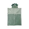 Bloomington Hooded Wrap & Snuggle Animal Blanket Throw Rug Dinosaur 80 x 130 cm