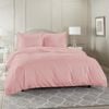 Luxor King Blush Color 1000TC 100% Cotton Quilt Doona Duvet Cover Pillowcase Set
