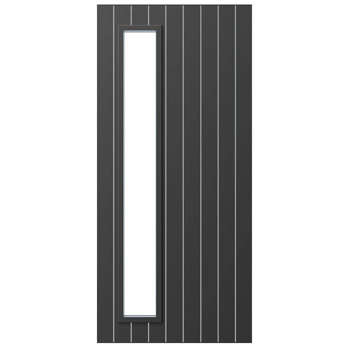 Thermtek 2040 x 820 x 41mm Parkwood Aluminium Entrance Door ATVV10C
