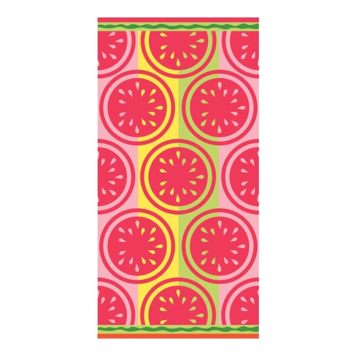 Jacquard Beach Towel 86x160cm - Watermelon