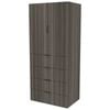 Lugna 2048 x 900 x 580mm Storm Hanging 4 Drawers Double Door Storage Cabinet