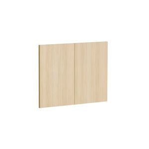 Kaboodle 600mm Honey Oak Modern Farmhouse Sink Doors - 2 Pack