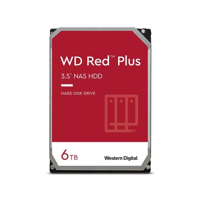Western Digital Red Plus 6TB 3.5" SATA 256MB NAS Hard Drive [WD60EFPX]