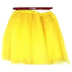 Yellow Tulle Ballerina Tutu – Medium, 3-Layer Adult Costume Australia Day - Yellow | Medium | Tutu