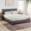 Ormond Queen Charcoal Fabric Bed Frame