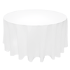 Just Party Linen White Round Tablecloth 275cm