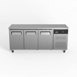 AG Commercial Three Door Worktop / Under Bench Fridge 600mm Depth