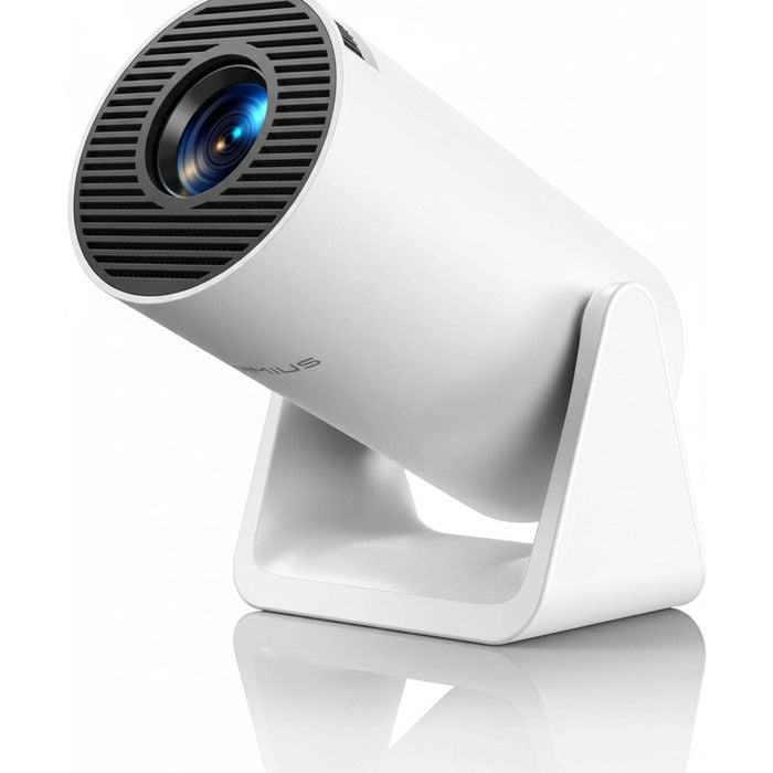 14000 Lumen WiFi6 Bluetooth Mini Projector | 4K Full HD 1080p | Auto Keystone | 270° Rotatable